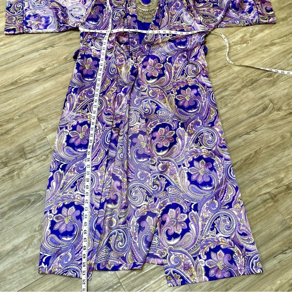 Enchanting Gypsy floral duster boho kimono / cover up resort vacay ready - Picture 9 of 9